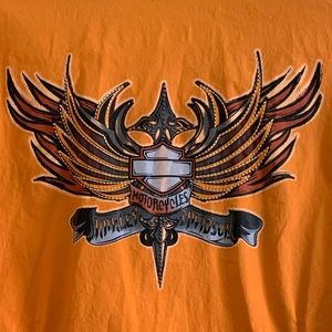 Woman’s Harley Davidson button up short sleeve XL